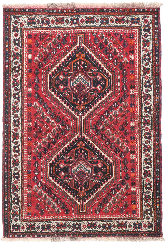 Persian Shiraz Design Rug, 151 × 105 cm