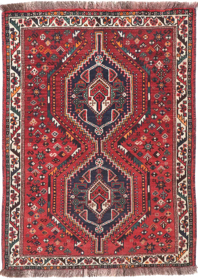 Persian Shiraz Kashgai Rug, 142 × 109 cm