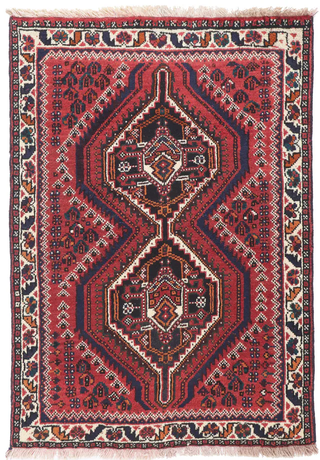Persian Nomadic Shiraz Rug, 148 × 103 cm