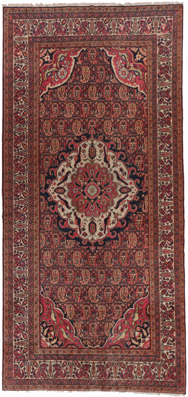 Antique Persian Khorasan, 404 × 188 cm