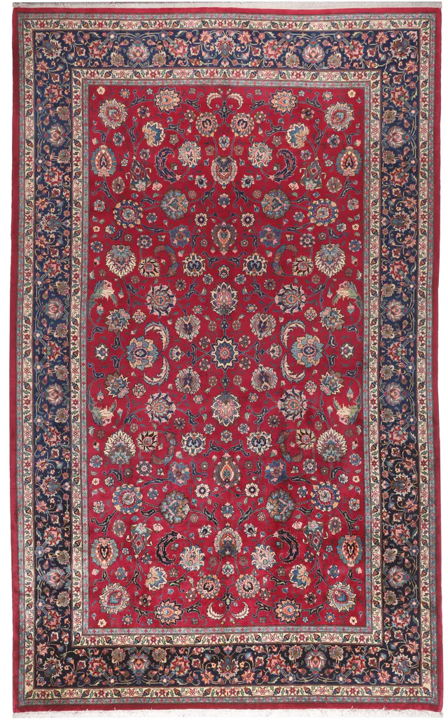 Persian Antique Mashad rug – 16.1 x 9.6, 492 × 293 cm