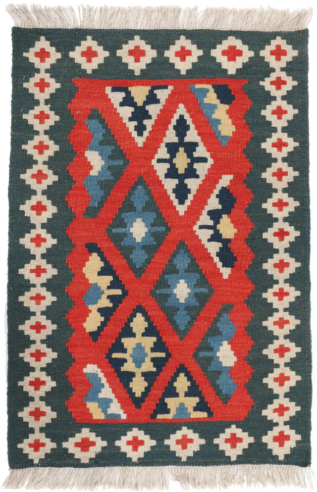 Kashghai Kashgai Kilim in, 89 × 61 cm