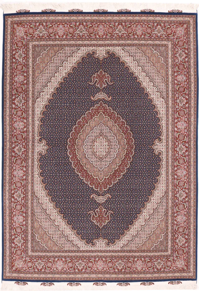 Tabriz Mahi 50Raj Dark Navy, 239 × 169 cm