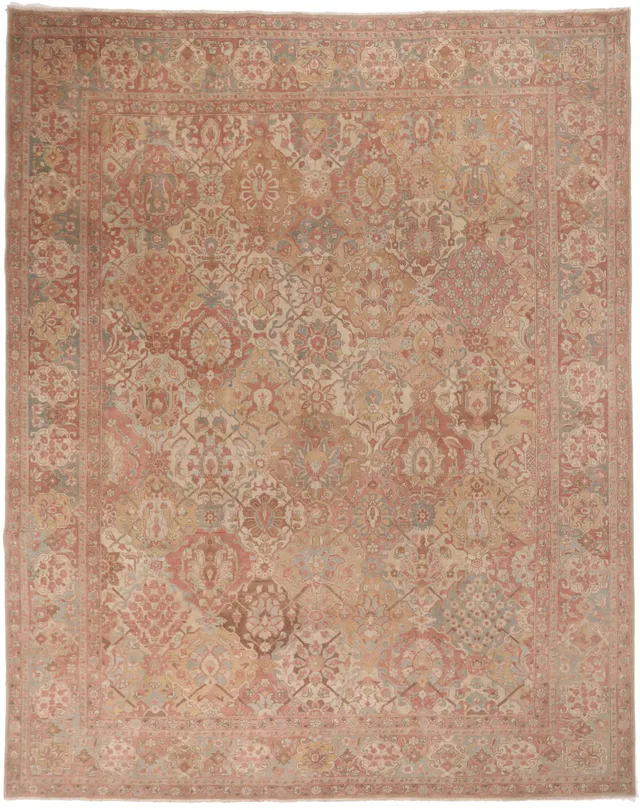 Antique Tabriz – circa 1930, 375 × 295 cm