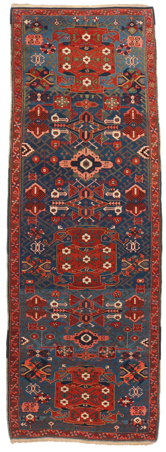 Caucasian Kuba Runner circa 1900, 350 × 125 cm
