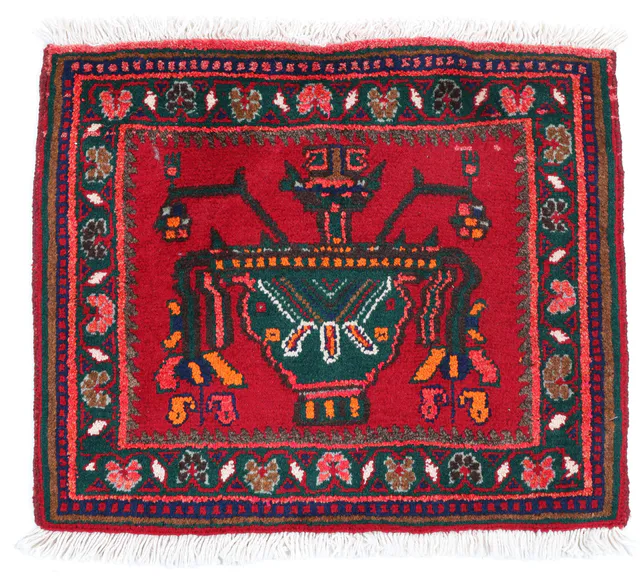 Sirjan rug in, 47 × 60 cm