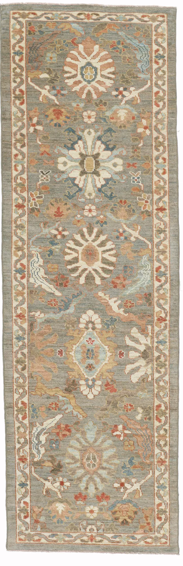 Sultanabad Runner Rug, 298 × 88 cm