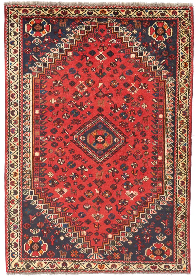 Nomadic Kashgai Shiraz Rug in, 167 × 118 cm