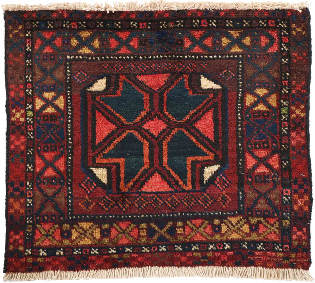 Persian Sirjan Rug in, 60 × 55 cm