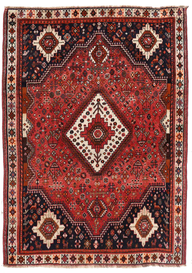 Nomadic Kashgai Qashgai rug, 165 × 118 cm