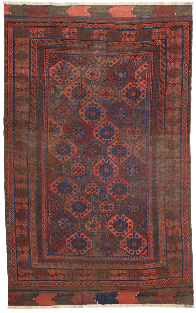 Antique Balouch Baluch Kurdi Rug circa 1900, 340 × 200 cm