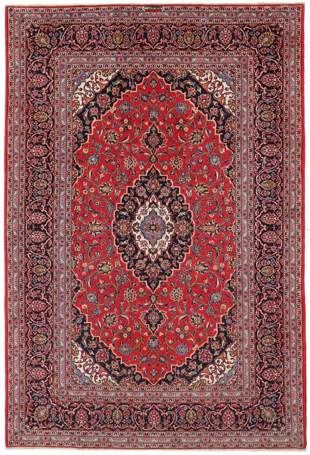 Persian Red Kashan / Keshan Rug in, 295 × 197 cm