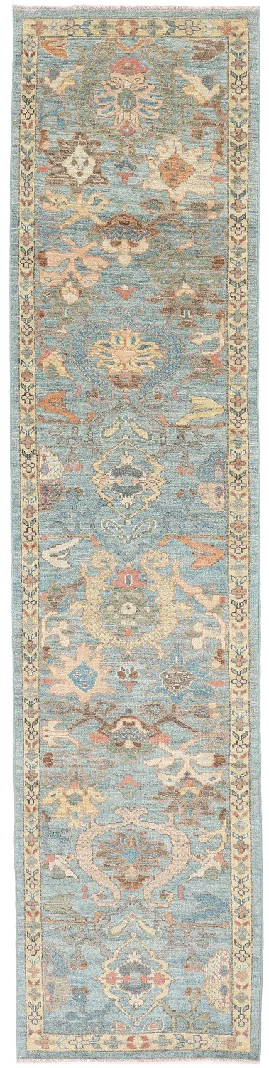 Persian Sultanabad Runner, 403 × 90 cm