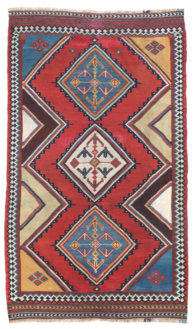 Kashgai / Qashkai Kilim Rug circa 1920, 265 × 154 cm