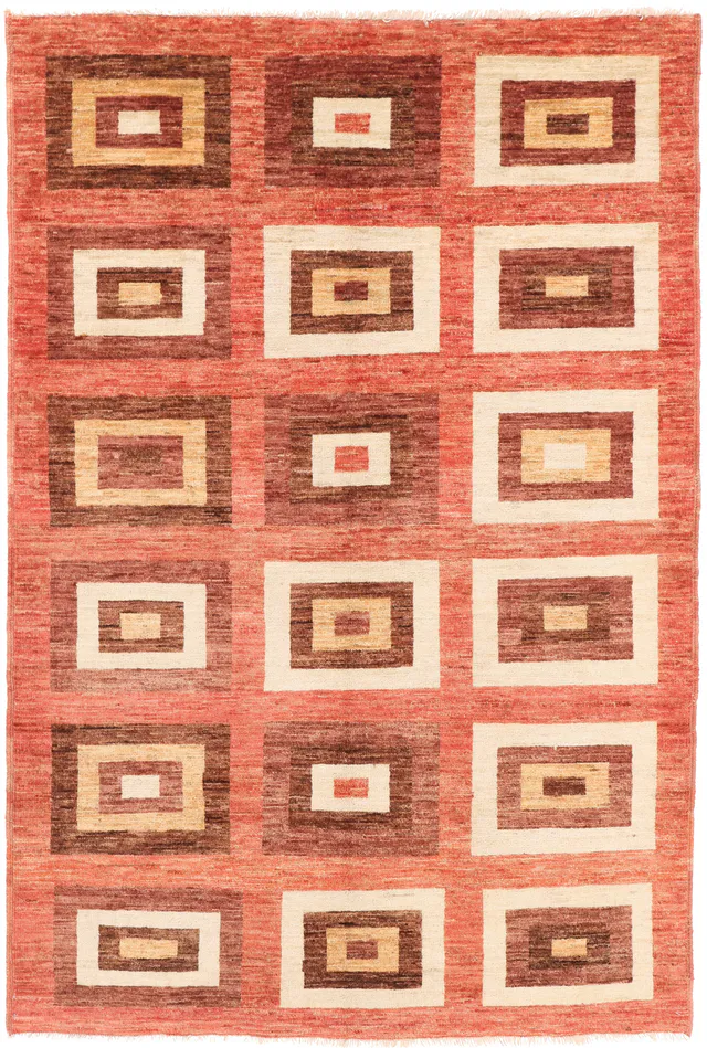Contemporary Modern Geometric Design Rug, 161 × 106 cm