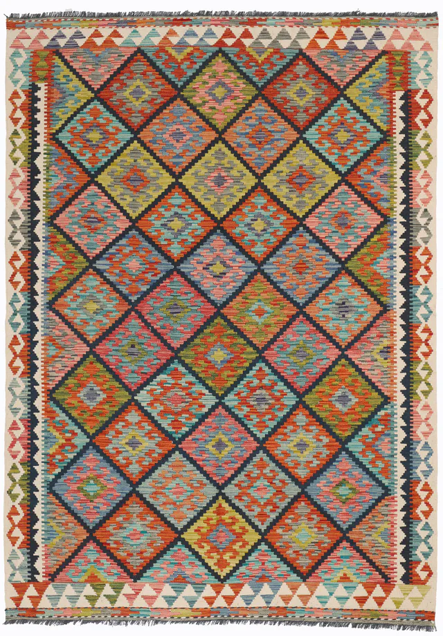 Shirvan Kilim Rug, 247 × 171 cm