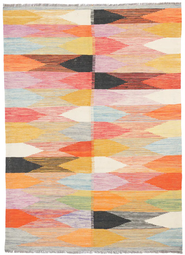 Modern Shirvan Kilim rug, 242 × 174 cm