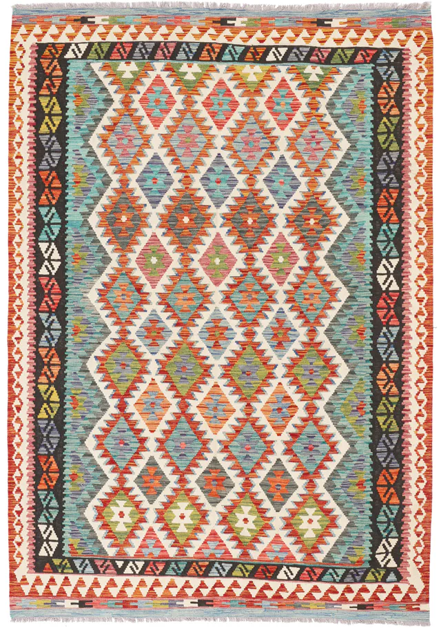 Shirvan Kilim rug, 243 × 173 cm