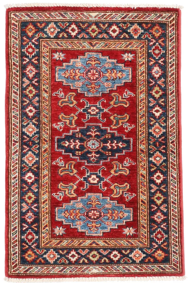 Kazak design Rug, 94 × 60 cm