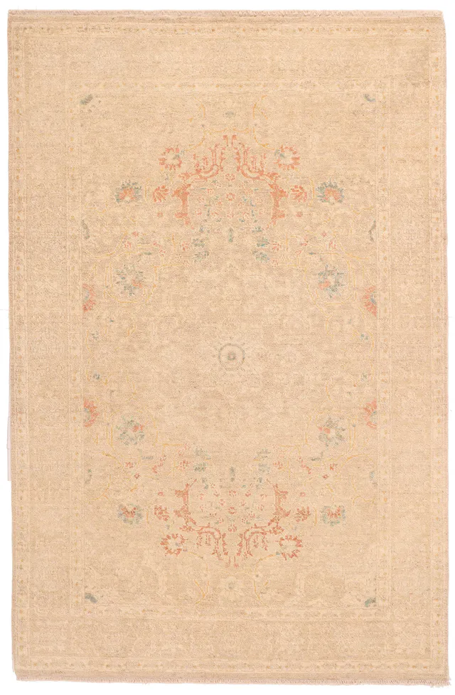 Garous Ziegler Rug – Beige, 179 × 119 cm