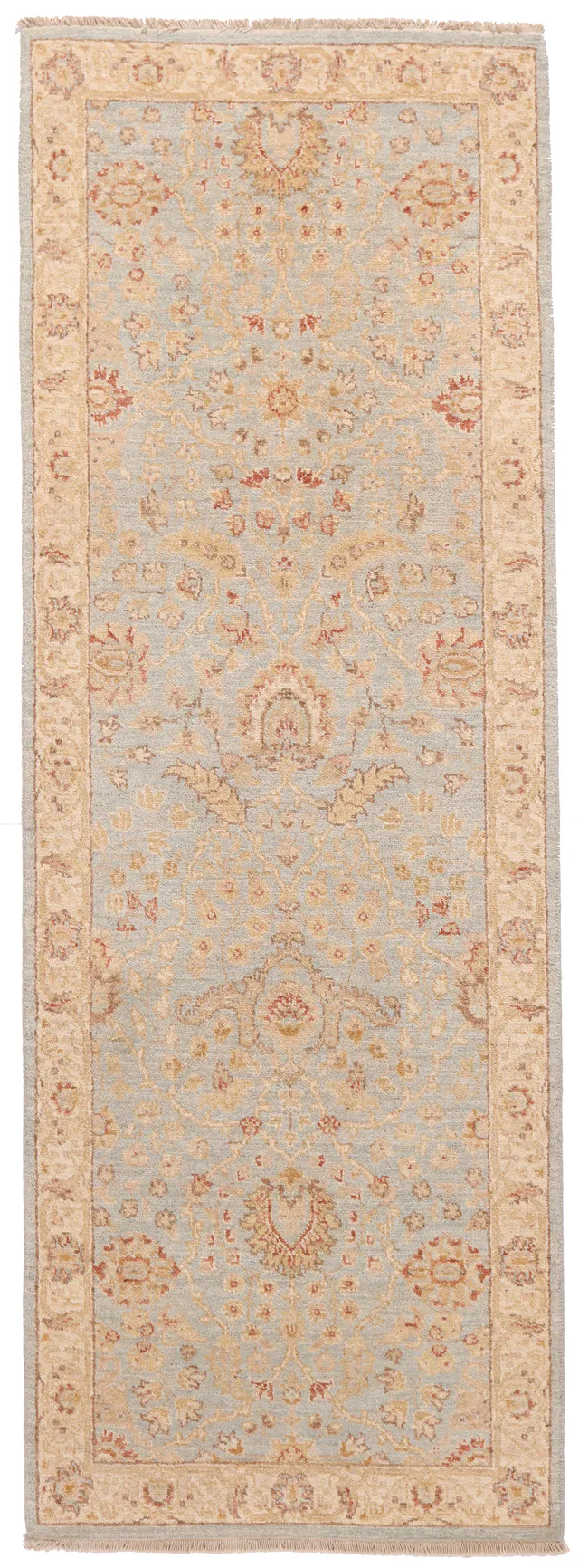 Garous / Ziegler Design Runner – Blue, 210 × 74 cm
