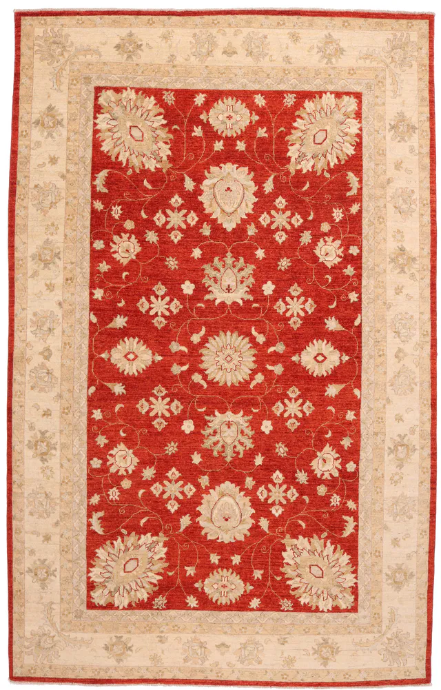 Garous / Ziegler Design Rug – Red, 321 × 203 cm