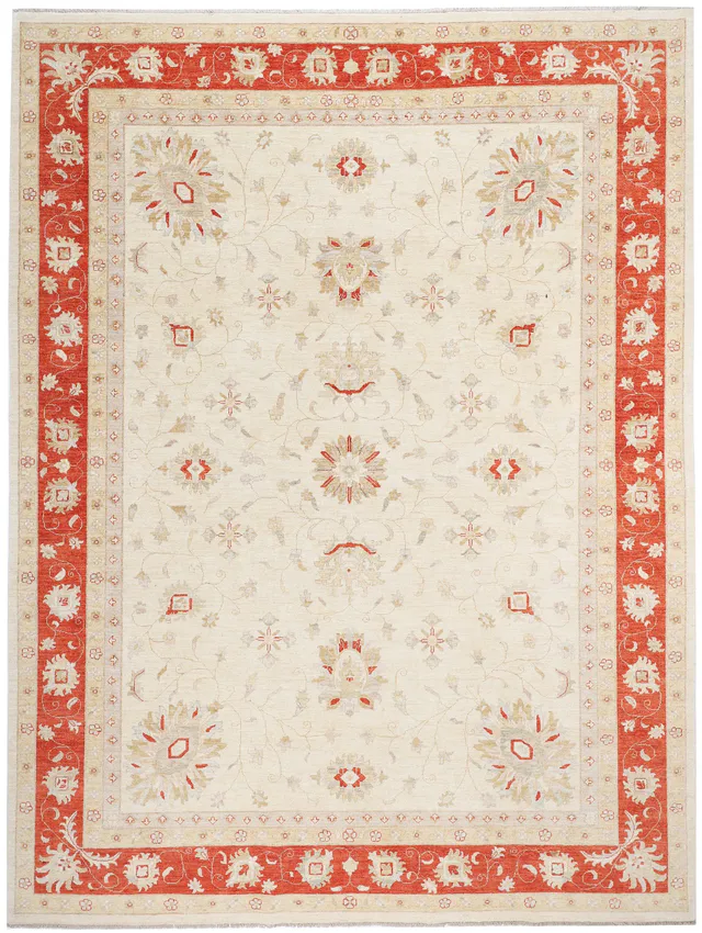Garous Ziegler design rug, 393 × 299 cm