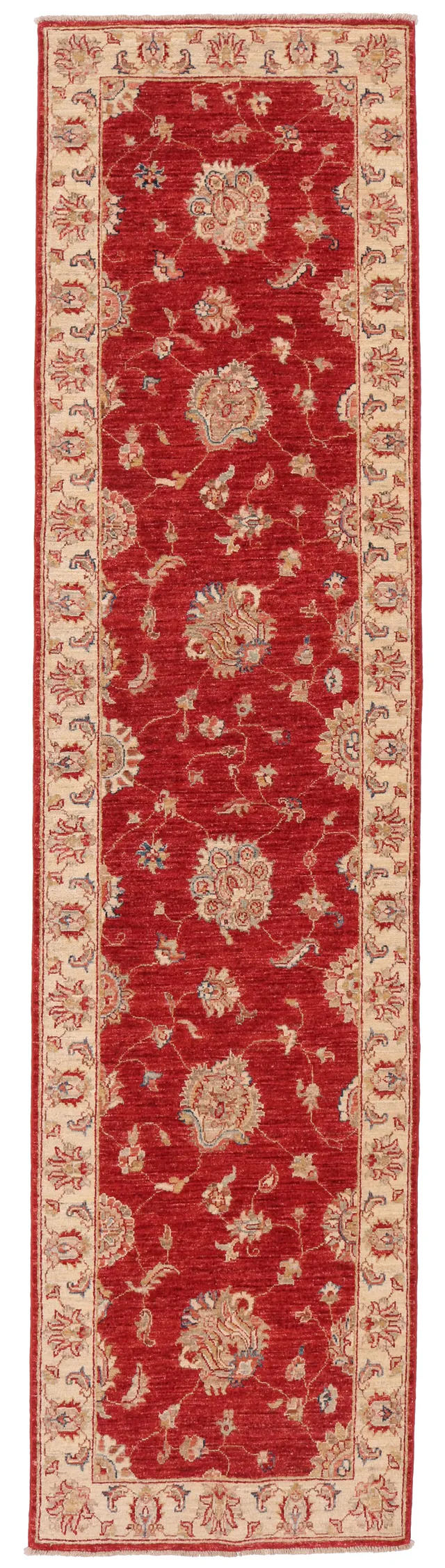 Garous / Ziegler Design Runner – Red 10 x 2'4, 308 × 74 cm