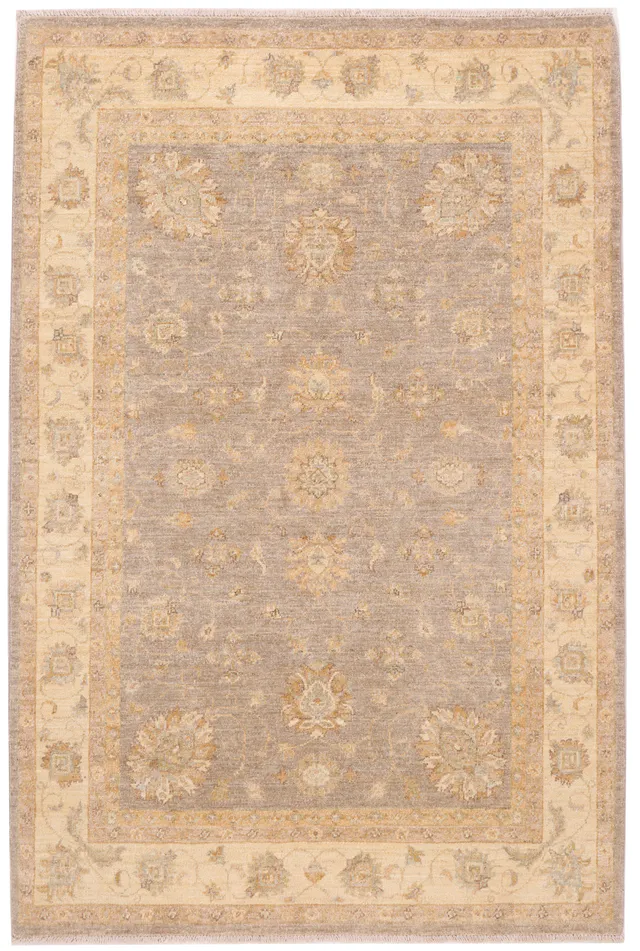Garous / Ziegler design Rug – Grey 6 x 4, 182 × 120 cm