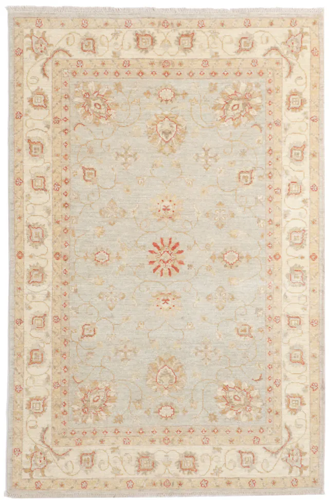 Garous / Ziegler design Rug – Beige & Blue in, 179 × 115 cm