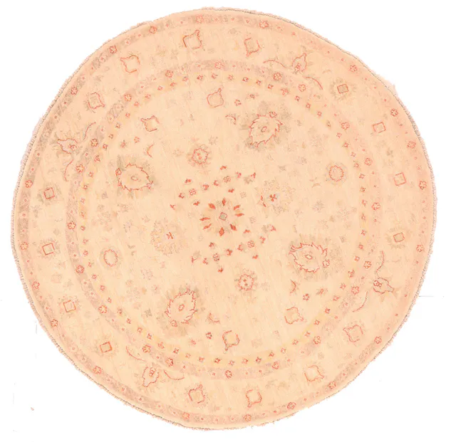 Circular Garous Ziegler design rug, 144 × 143 cm