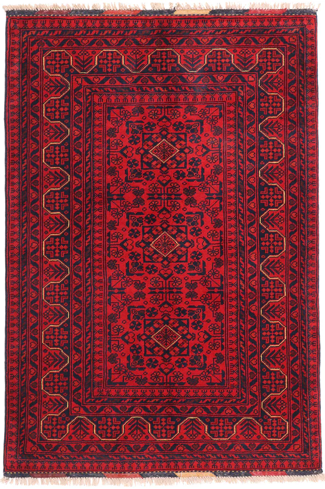 Khal Mohammad Afghan rug, 163 × 99 cm