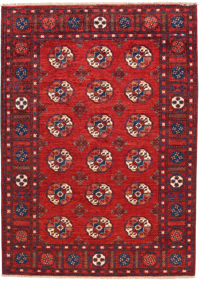 Ersari design Afghan rug, 238 × 170 cm