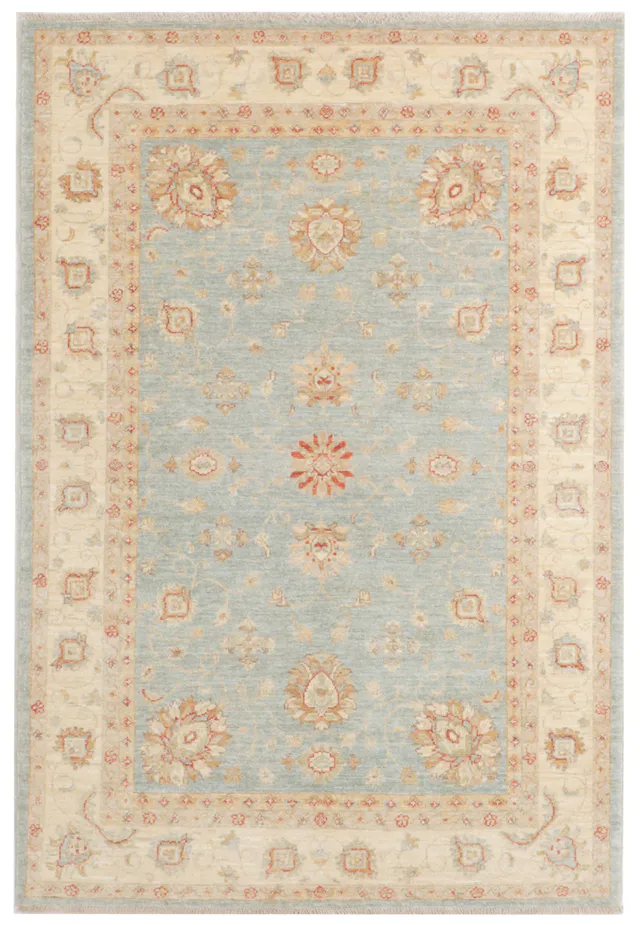 Garous / Ziegler Design Rug in Blue, 180 × 121 cm