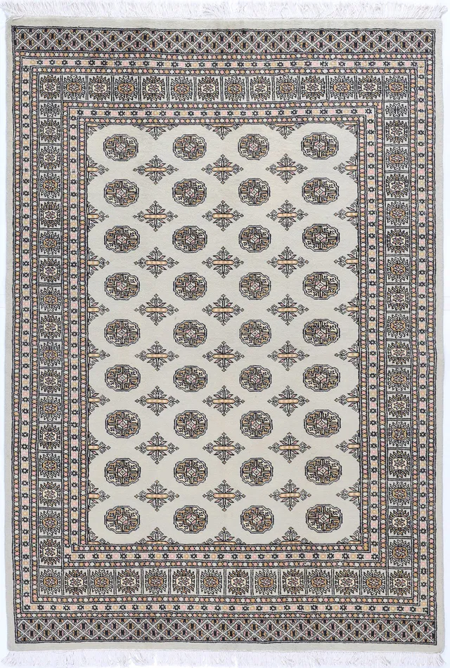 Bokhara design light Green, 240 × 168 cm
