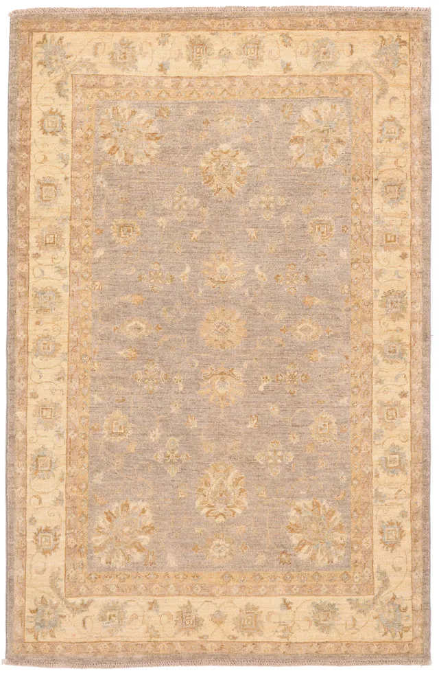 Garous / Ziegler design Rug – Grey 6 x 4, 183 × 118 cm