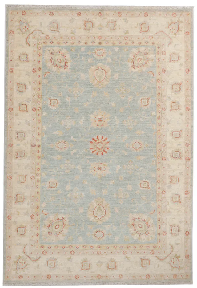 Garous / Ziegler Design Rug in Blue, 179 × 123 cm