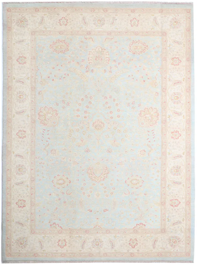 Garous Ziegler design – Light Blue in, 243 × 172 cm