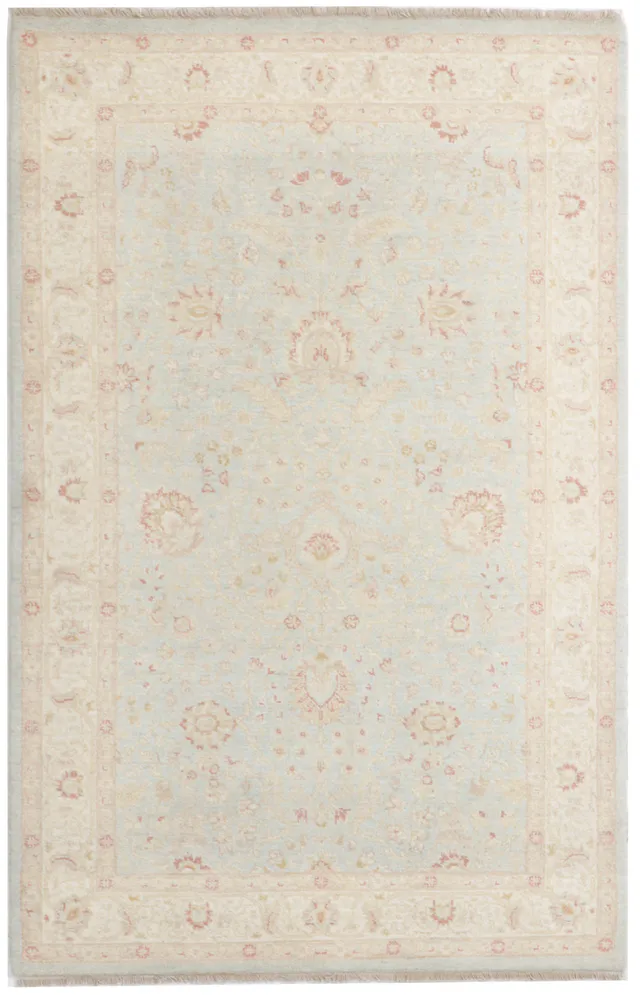 Garous / Ziegler Design Rug – Blue, 183 × 118 cm