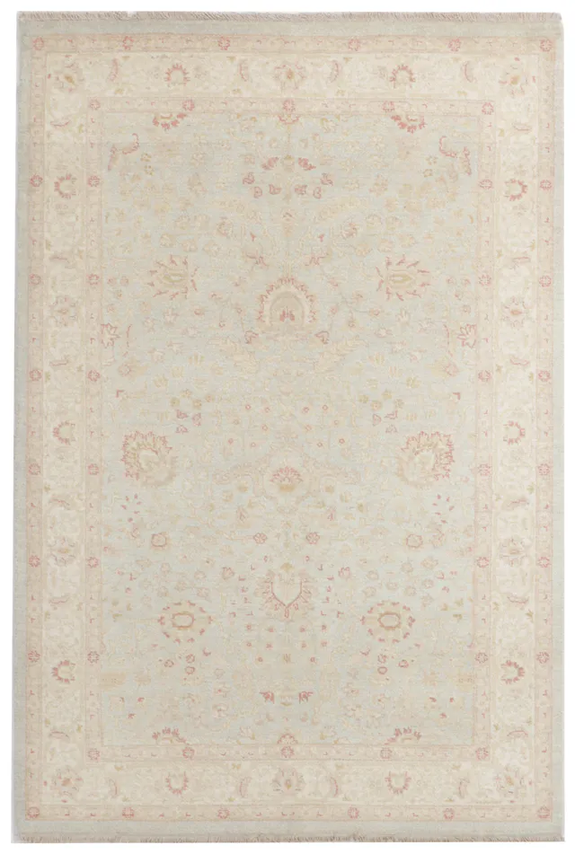 Garous / Ziegler design Rug – Light Blue, 182 × 118 cm