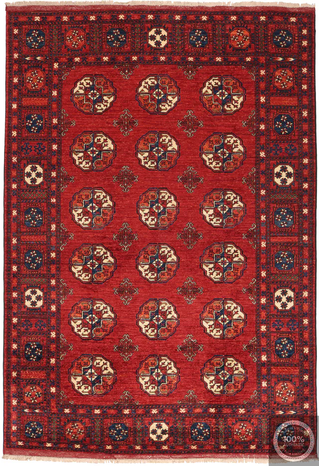 Luxury Hand Knotted Ersari Rug, 251 × 170 cm