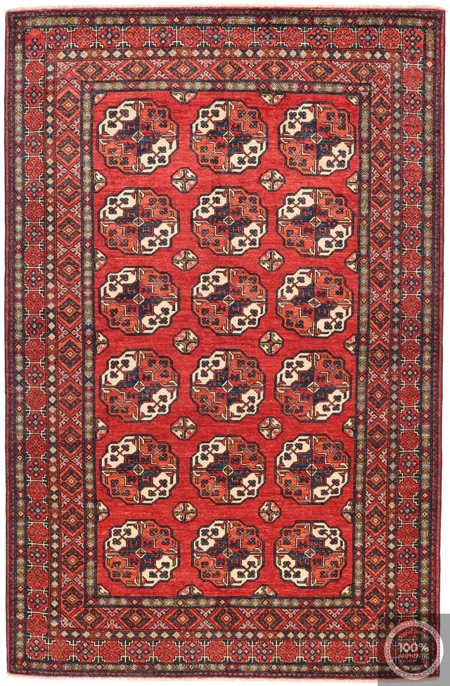Luxury Hand Knotted Ersari Rug, 256 × 165 cm