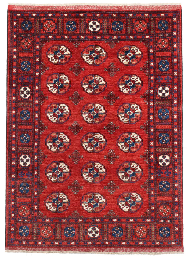 Ersari Afghan Hand Knotted Rug, 250 × 174 cm
