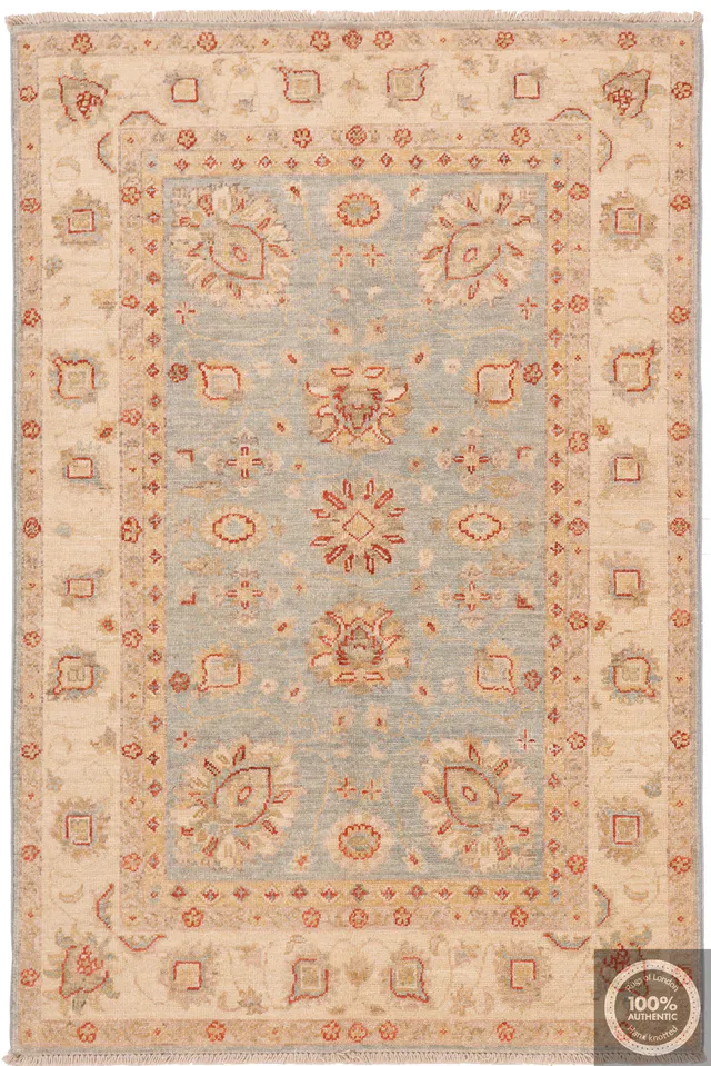 Garous / Ziegler Design Rug – Blue 5 x 3, 149 × 97 cm