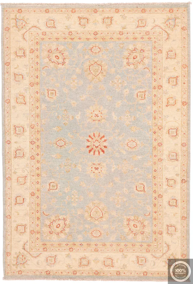 Garous / Ziegler design Rug – Light Blue 6 x 4, 178 × 122 cm