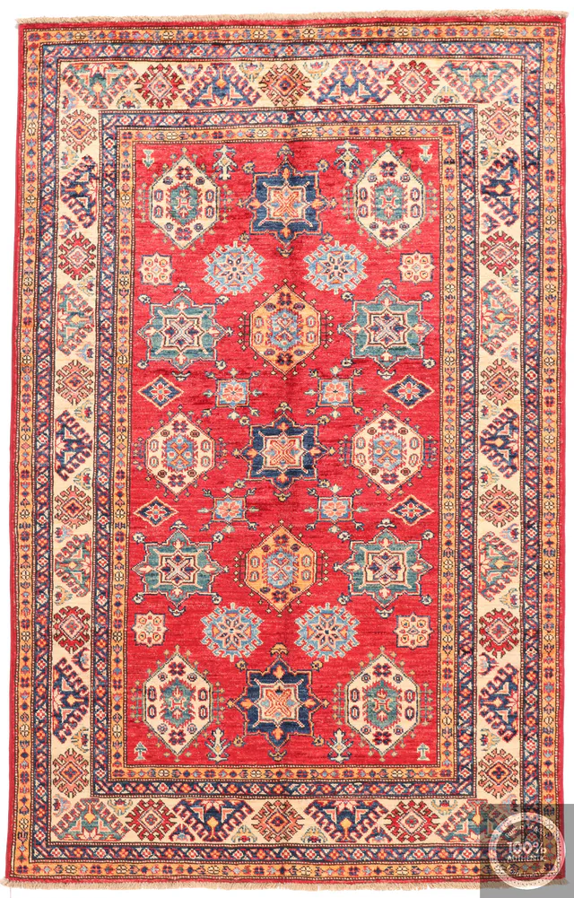 Caucasian Kazak design rug red, 175 × 112 cm