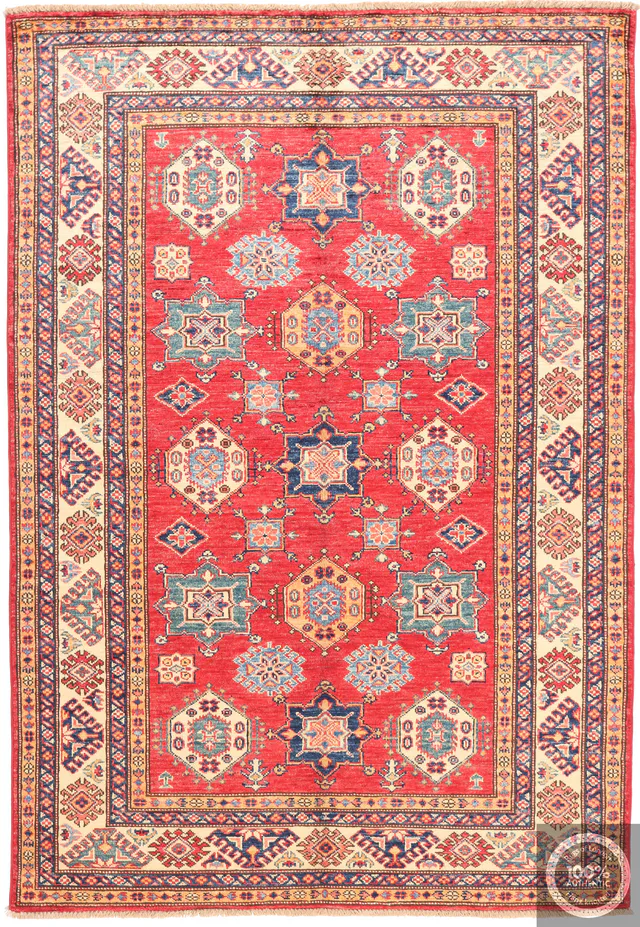 Caucasian Kazak design rug red, 178 × 121 cm