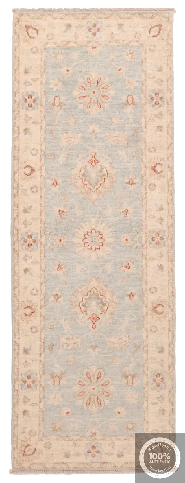 Garous / Ziegler Design Runner – Blue, 199 × 70 cm