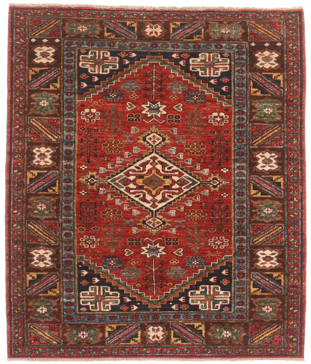 Shirvan Design Rug in, 146 × 128 cm