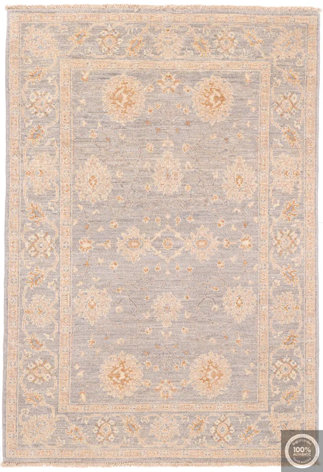 Garous / Ziegler design Rug – Grey 6 x 4, 178 × 120 cm
